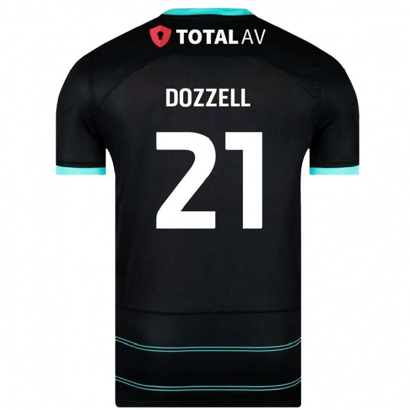 Danxen Niño Camiseta Andre Dozzell #21 Negro 2ª Equipación 2024/25 La Camisa