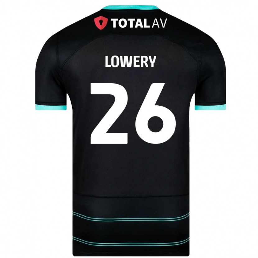 Danxen Niño Camiseta Tom Lowery #26 Negro 2ª Equipación 2024/25 La Camisa