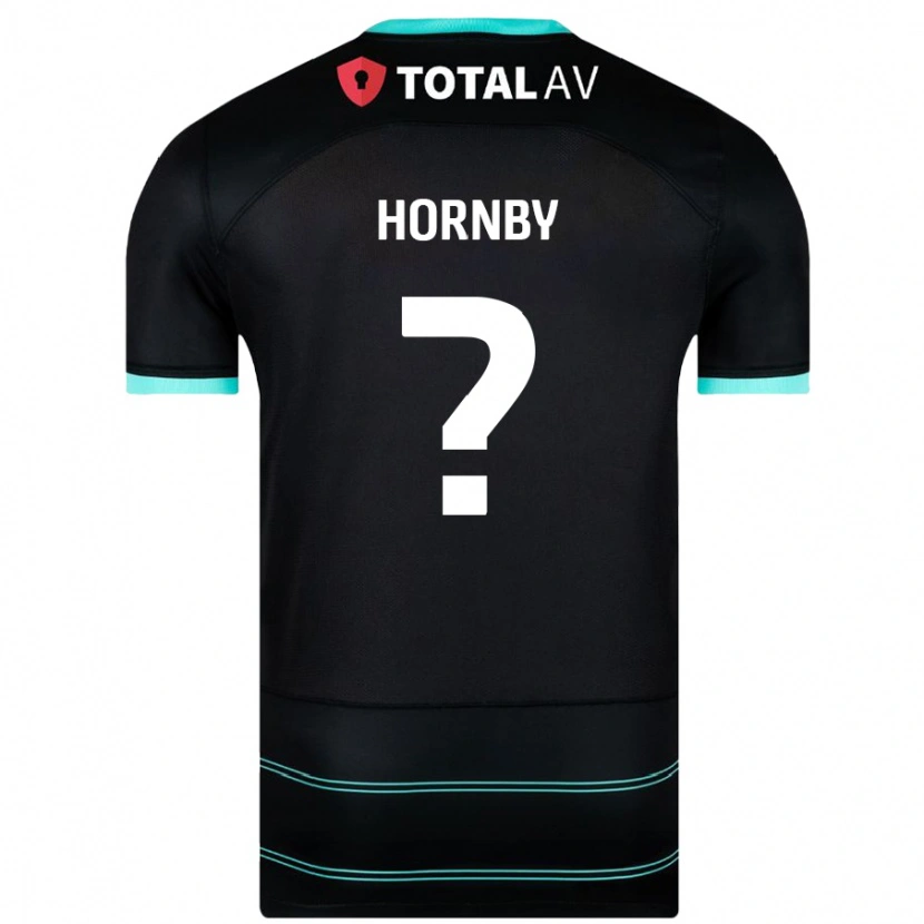 Danxen Niño Camiseta Megan Hornby #0 Negro 2ª Equipación 2024/25 La Camisa