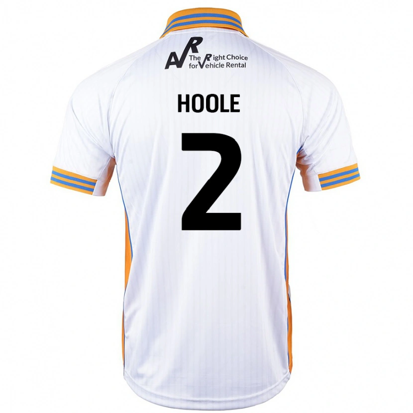 Danxen Niño Camiseta Luca Hoole #2 Blanco 2ª Equipación 2024/25 La Camisa