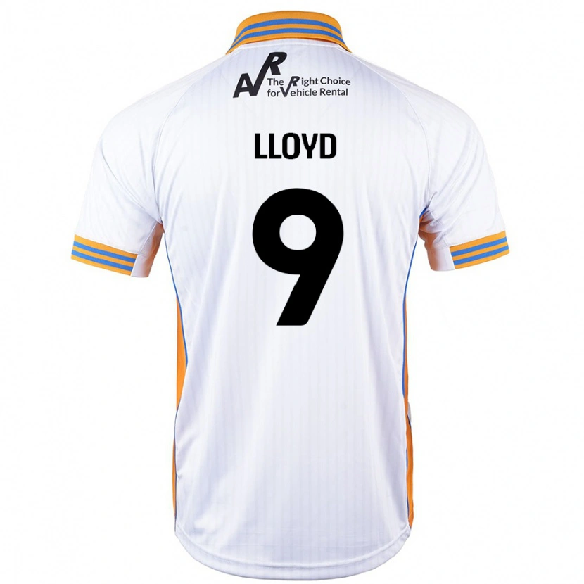 Danxen Niño Camiseta George Lloyd #9 Blanco 2ª Equipación 2024/25 La Camisa