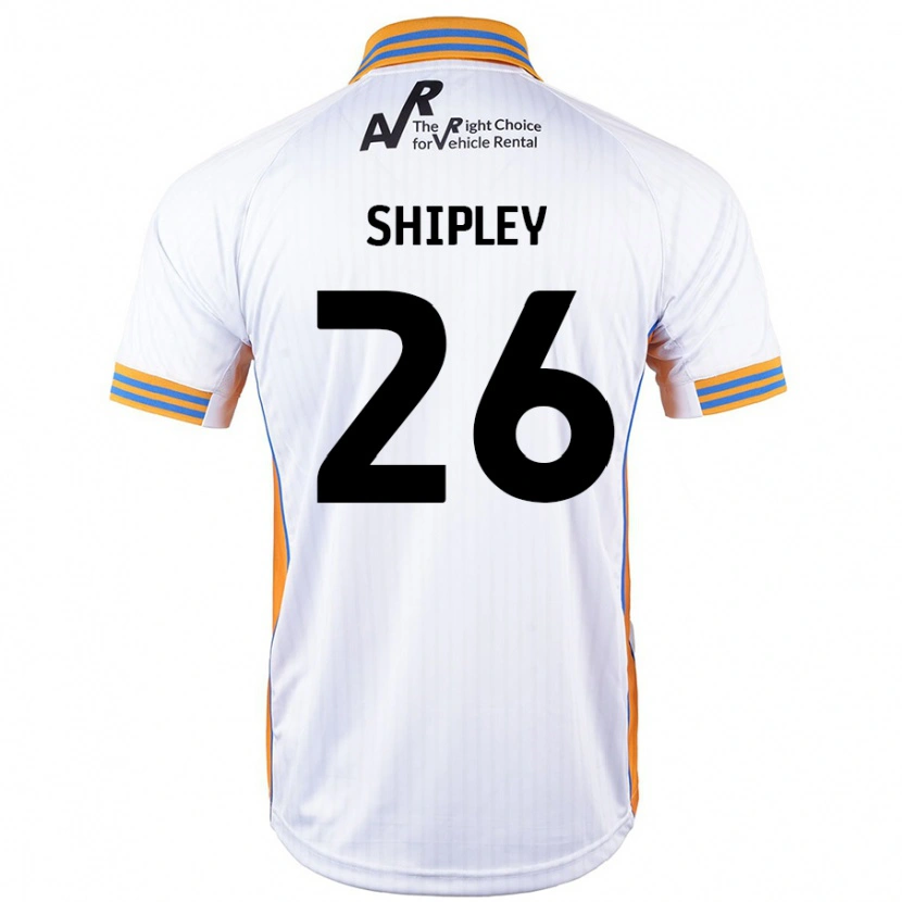 Danxen Niño Camiseta Jordan Shipley #26 Blanco 2ª Equipación 2024/25 La Camisa