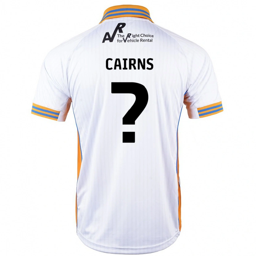 Danxen Niño Camiseta Karsten Cairns #0 Blanco 2ª Equipación 2024/25 La Camisa