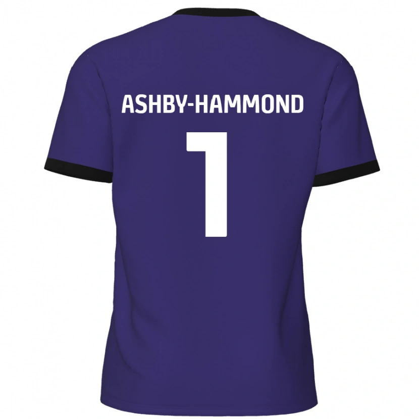 Danxen Niño Camiseta Taye Ashby-Hammond #1 Púrpura 2ª Equipación 2024/25 La Camisa