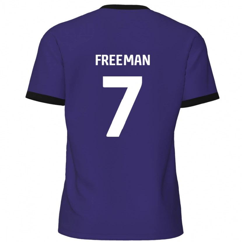 Danxen Niño Camiseta Nick Freeman #7 Púrpura 2ª Equipación 2024/25 La Camisa