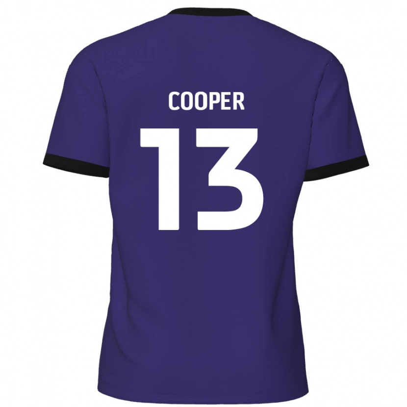 Danxen Niño Camiseta Murphy Cooper #13 Púrpura 2ª Equipación 2024/25 La Camisa