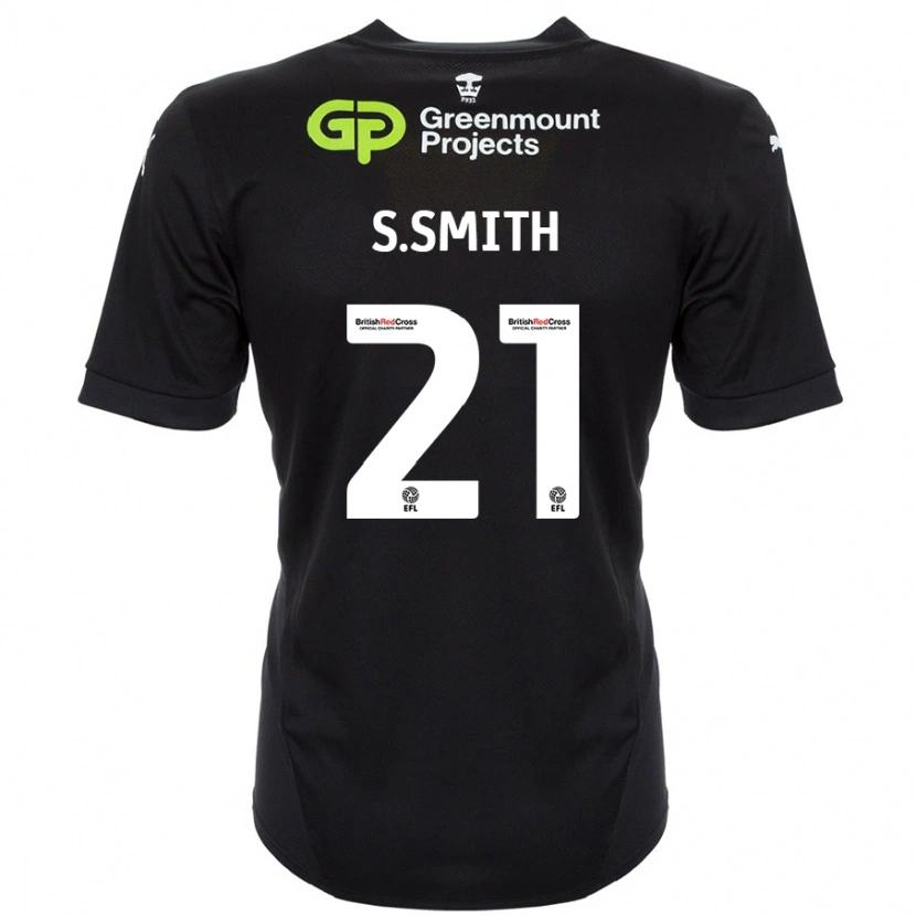 Danxen Niño Camiseta Scott Smith #21 Negro 2ª Equipación 2024/25 La Camisa