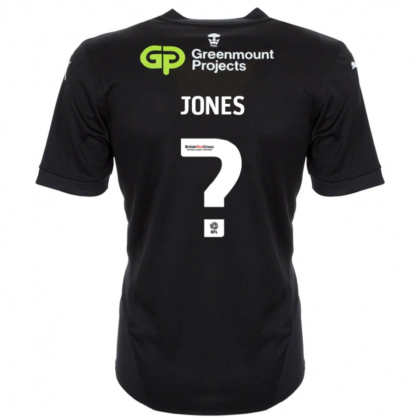 Danxen Niño Camiseta Callum Jones #0 Negro 2ª Equipación 2024/25 La Camisa