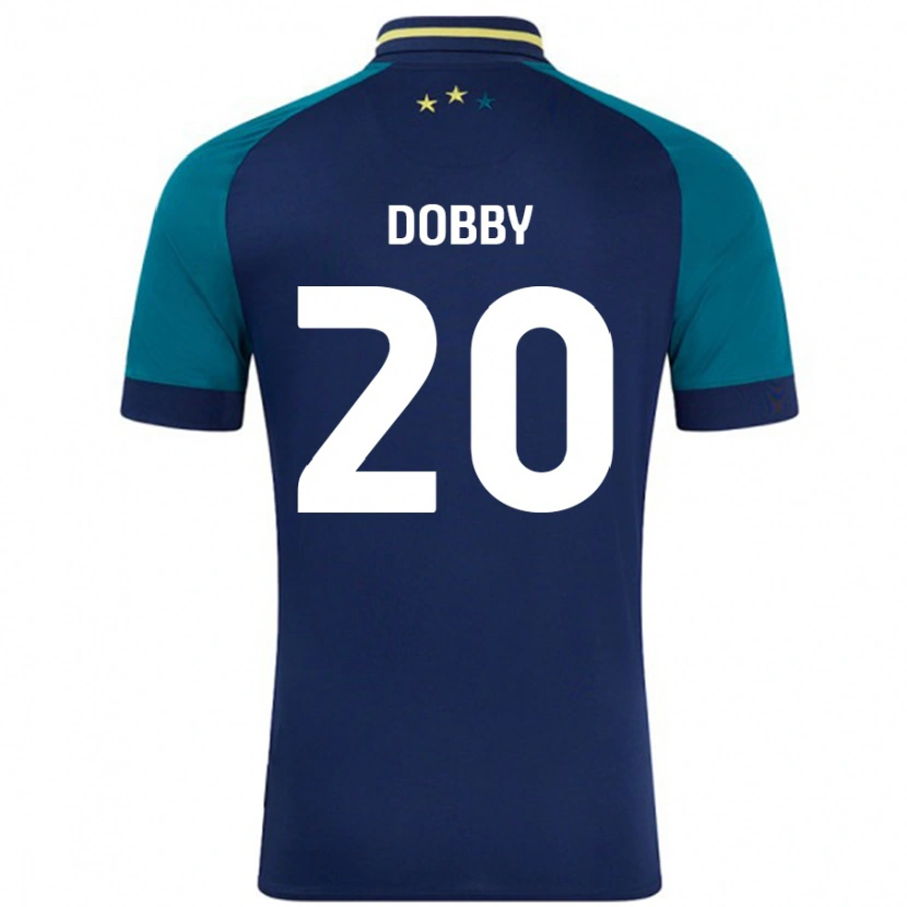 Danxen Niño Camiseta Sarah Dobby #20 Azul Marino Verde Oscuro 2ª Equipación 2024/25 La Camisa