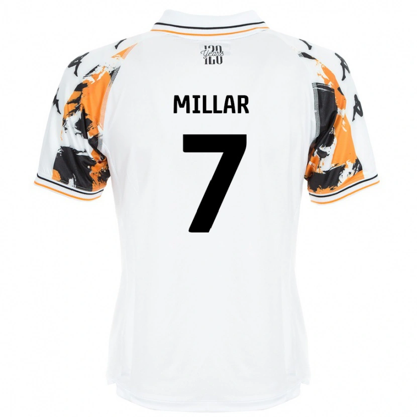 Danxen Niño Camiseta Liam Millar #7 Blanco 2ª Equipación 2024/25 La Camisa