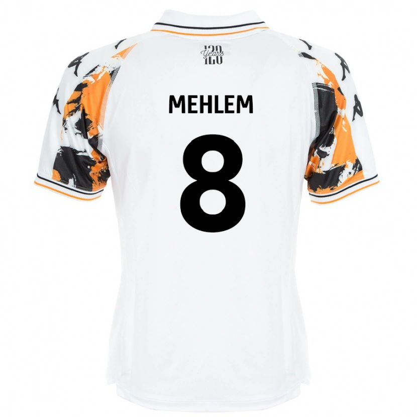 Danxen Niño Camiseta Marvin Mehlem #8 Blanco 2ª Equipación 2024/25 La Camisa