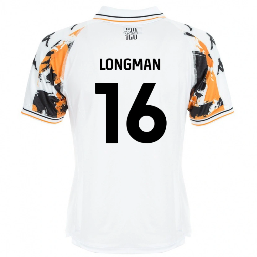 Danxen Niño Camiseta Ryan Longman #16 Blanco 2ª Equipación 2024/25 La Camisa