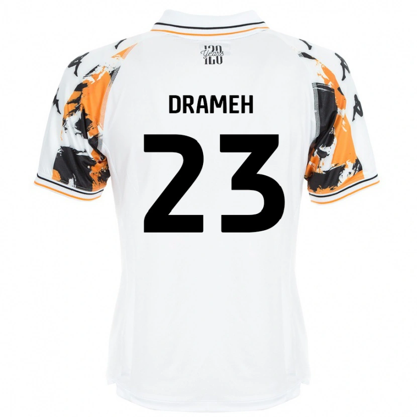 Danxen Niño Camiseta Cody Drameh #23 Blanco 2ª Equipación 2024/25 La Camisa