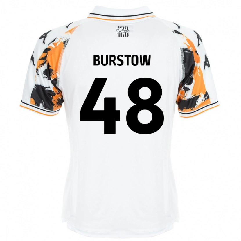 Danxen Niño Camiseta Mason Burstow #48 Blanco 2ª Equipación 2024/25 La Camisa