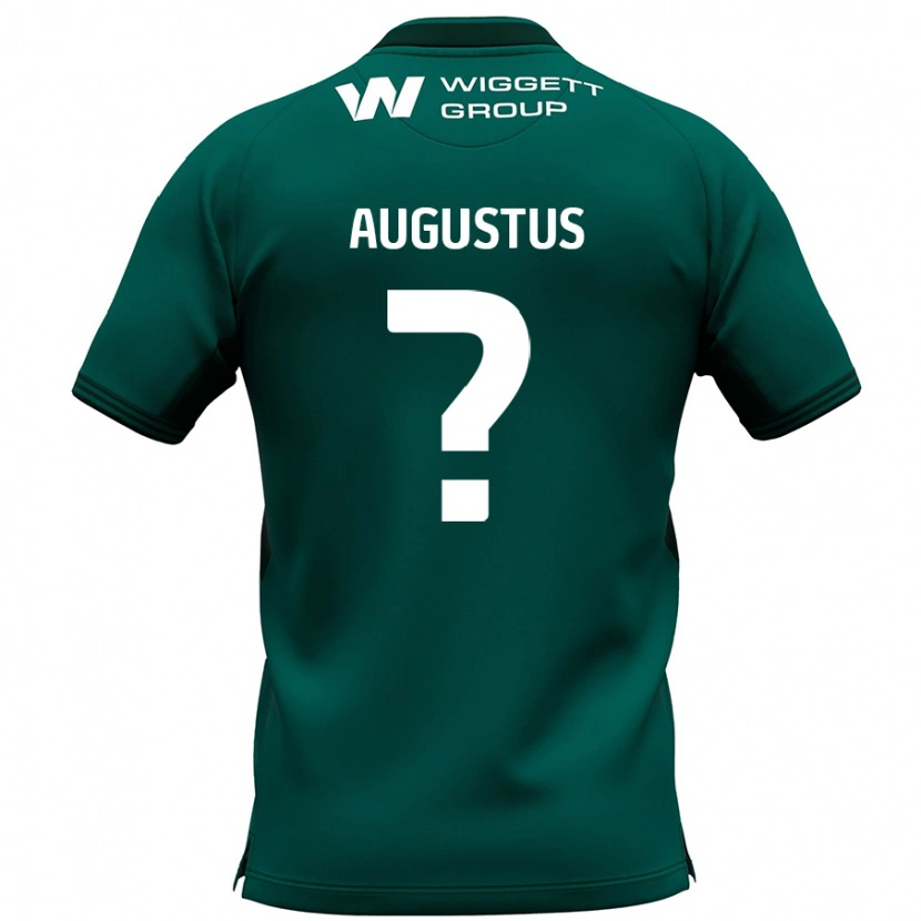 Danxen Niño Camiseta Jasmine Augustus #0 Verde 2ª Equipación 2024/25 La Camisa