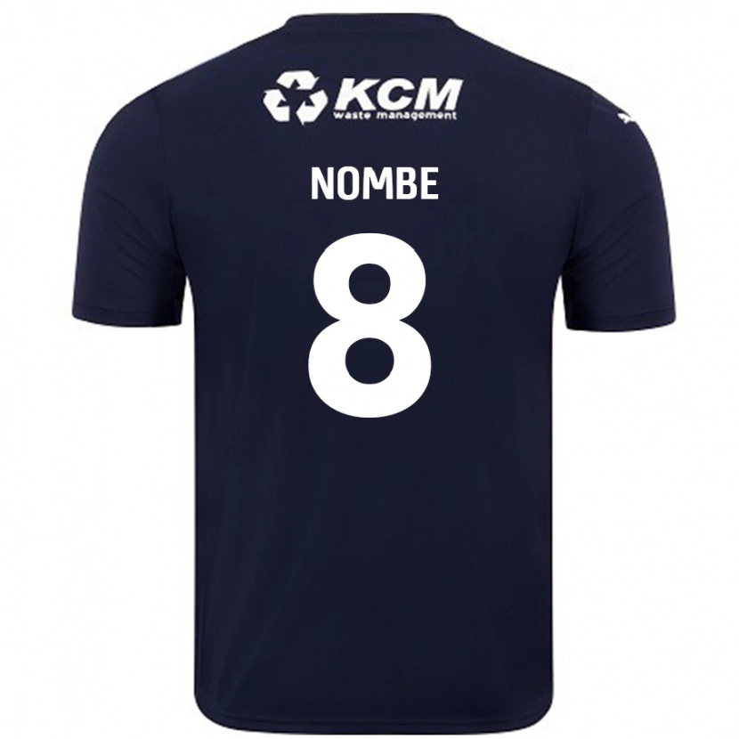 Danxen Niño Camiseta Sam Nombe #8 Azul Marino 2ª Equipación 2024/25 La Camisa