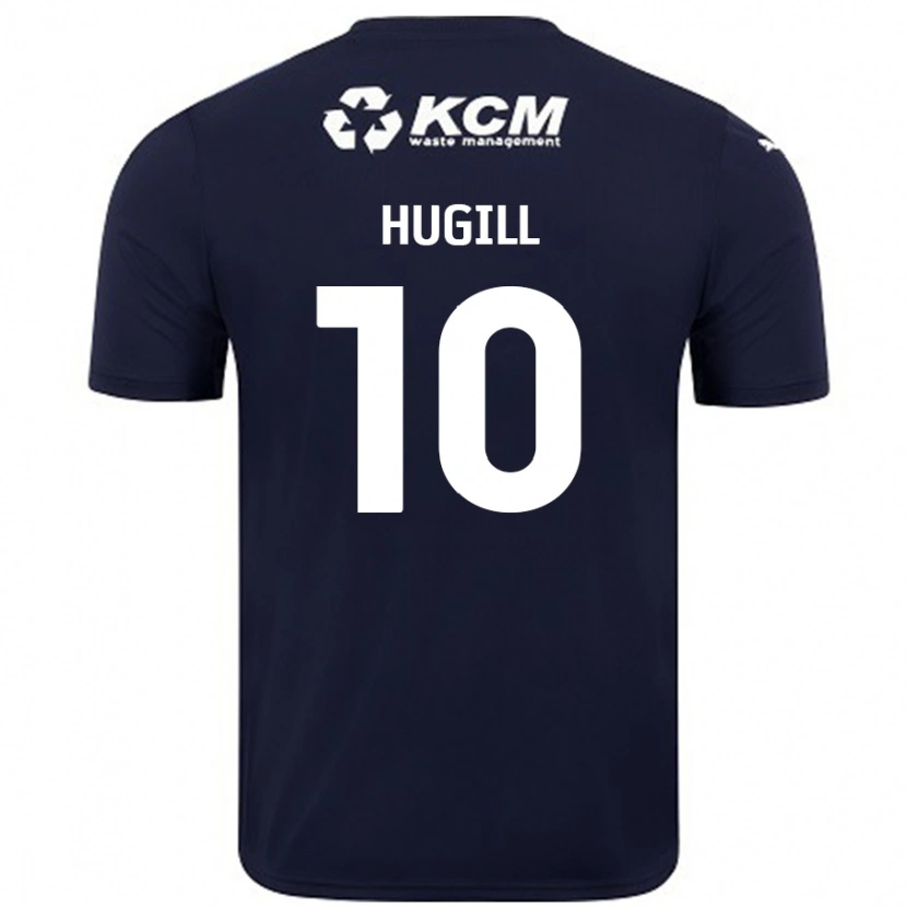 Danxen Niño Camiseta Jordan Hugill #10 Azul Marino 2ª Equipación 2024/25 La Camisa