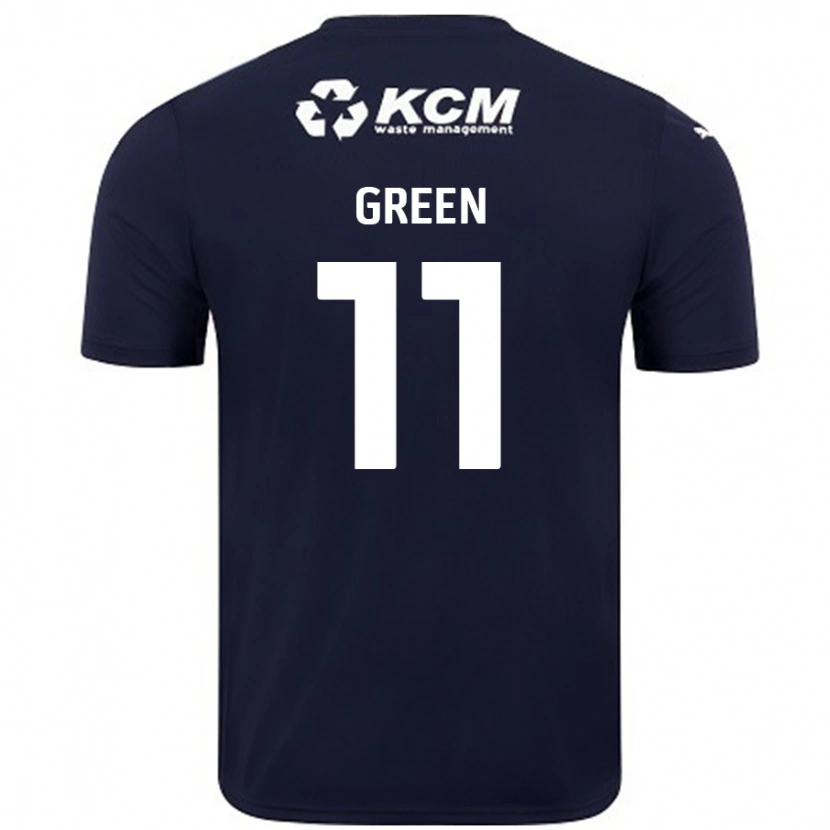 Danxen Niño Camiseta Andre Green #11 Azul Marino 2ª Equipación 2024/25 La Camisa