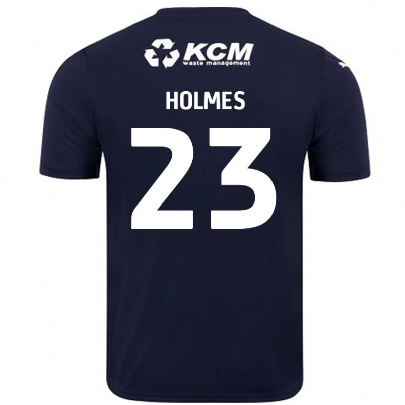 Danxen Niño Camiseta Jack Holmes #23 Azul Marino 2ª Equipación 2024/25 La Camisa