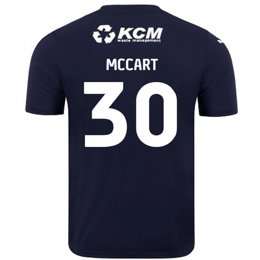 Danxen Niño Camiseta Jamie Mccart #30 Azul Marino 2ª Equipación 2024/25 La Camisa