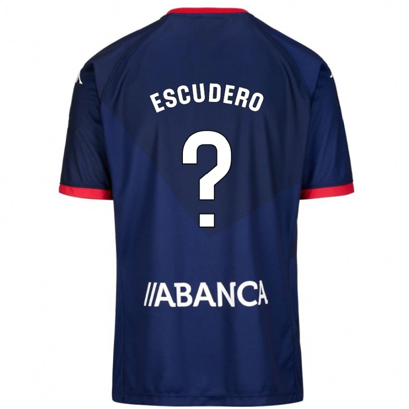 Danxen Niño Camiseta Sergio Escudero #18 Azul Marino 2ª Equipación 2024/25 La Camisa