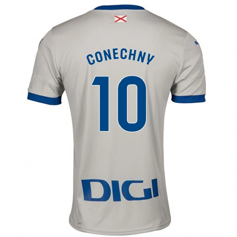 Danxen Niño Camiseta Tomás Conechny #10 Gris Claro 2ª Equipación 2024/25 La Camisa