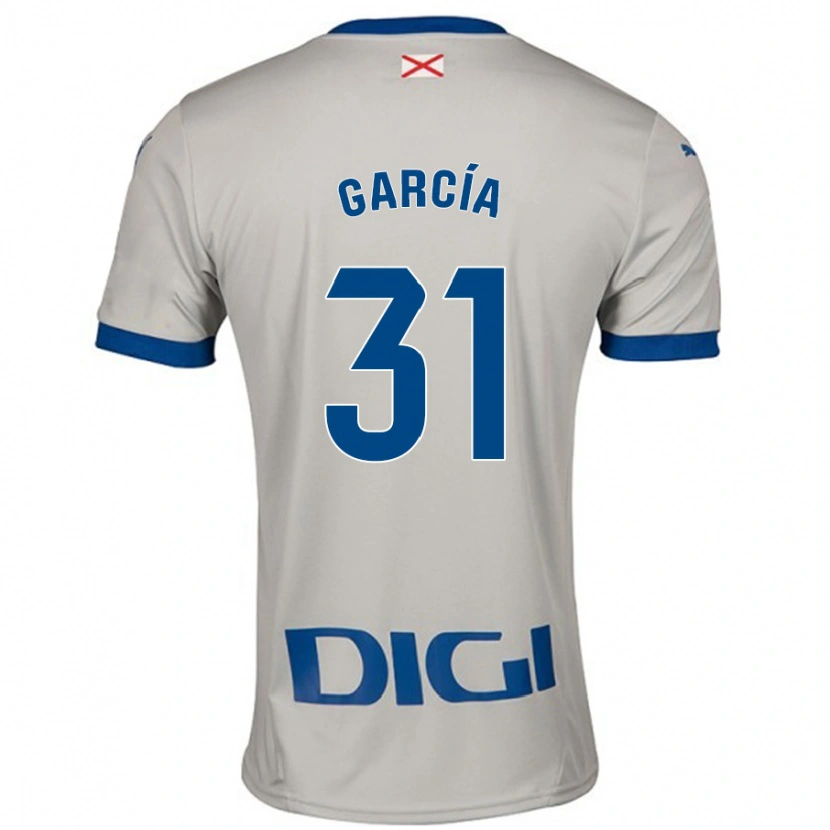 Danxen Niño Camiseta Gaizka García #31 Gris Claro 2ª Equipación 2024/25 La Camisa