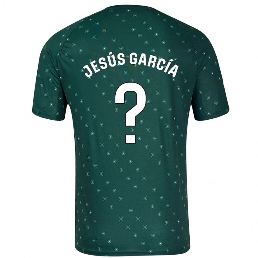 Danxen Niño Camiseta Jesús García #0 Verde Oscuro 2ª Equipación 2024/25 La Camisa