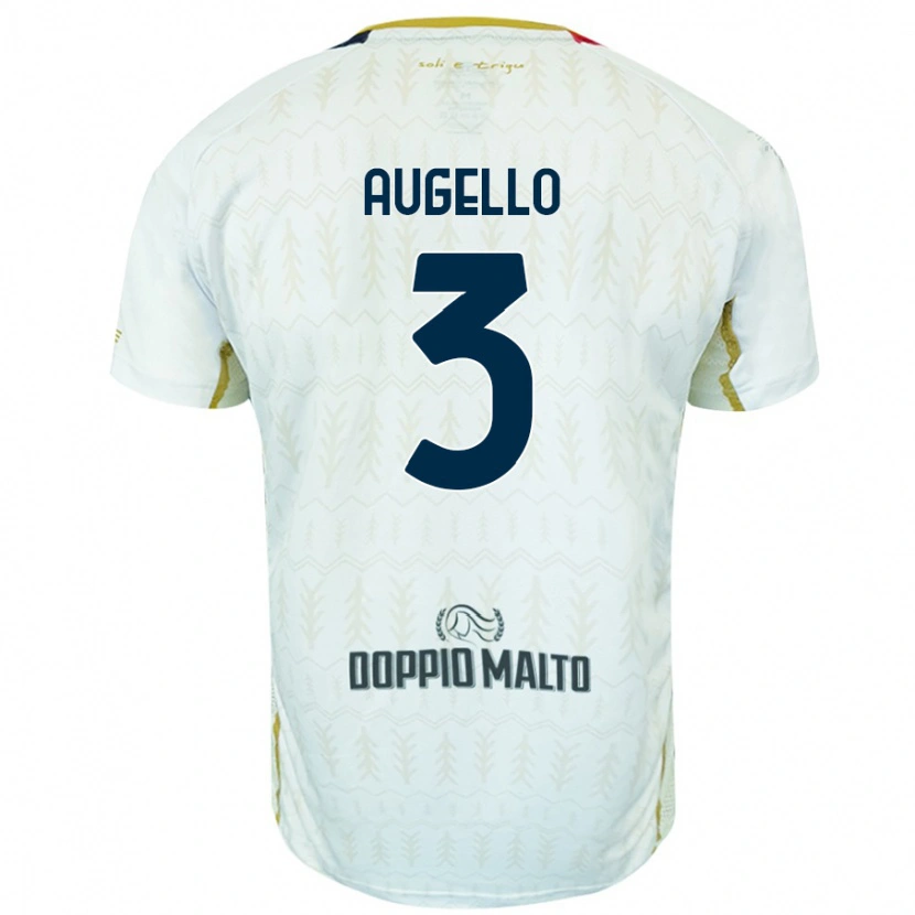 Danxen Niño Camiseta Tommaso Augello #3 Blanco 2ª Equipación 2024/25 La Camisa