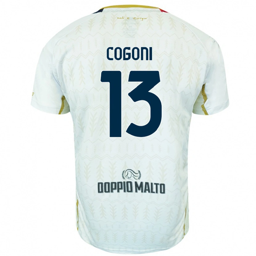 Danxen Niño Camiseta Andrea Cogoni #13 Blanco 2ª Equipación 2024/25 La Camisa