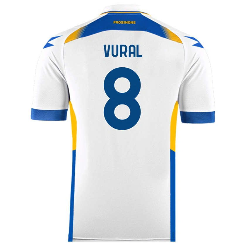 Danxen Niño Camiseta İsak Vural #8 Blanco 2ª Equipación 2024/25 La Camisa