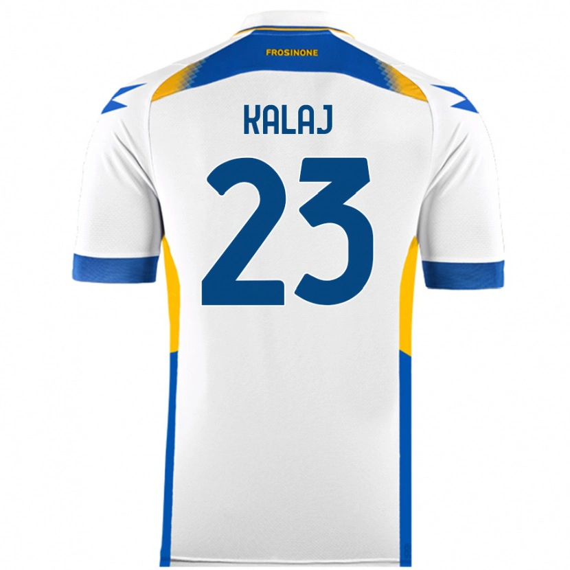 Danxen Niño Camiseta Sergio Kalaj #23 Blanco 2ª Equipación 2024/25 La Camisa