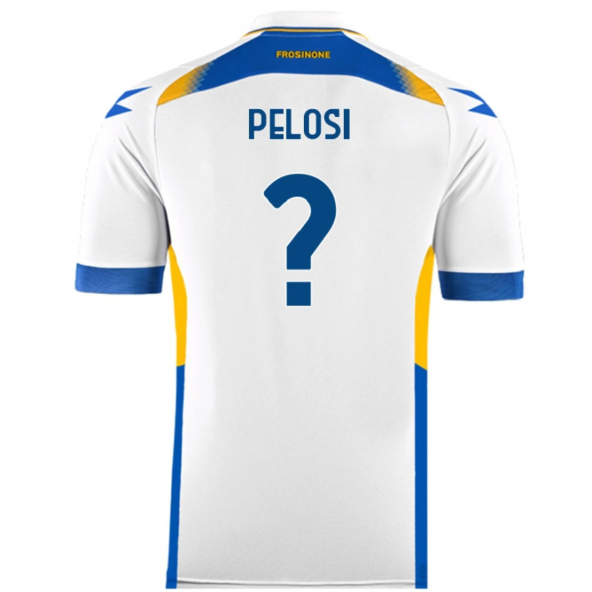 Danxen Niño Camiseta Dario Pelosi #0 Blanco 2ª Equipación 2024/25 La Camisa