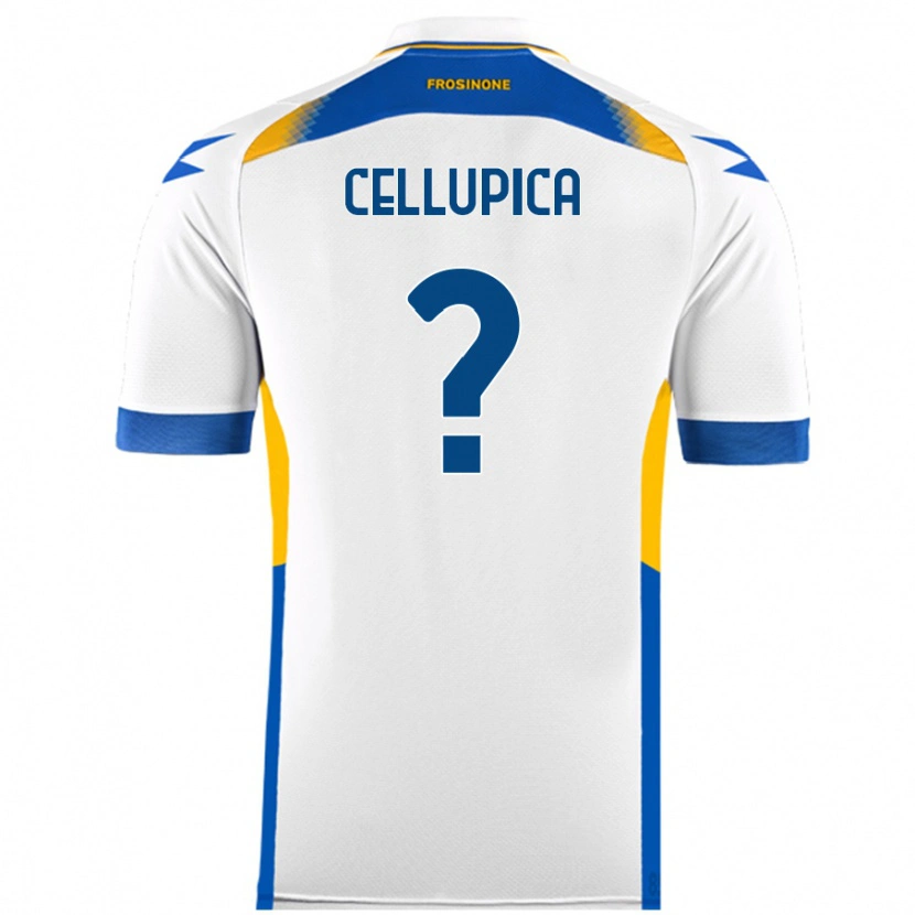 Danxen Niño Camiseta Riccardo Cellupica #0 Blanco 2ª Equipación 2024/25 La Camisa