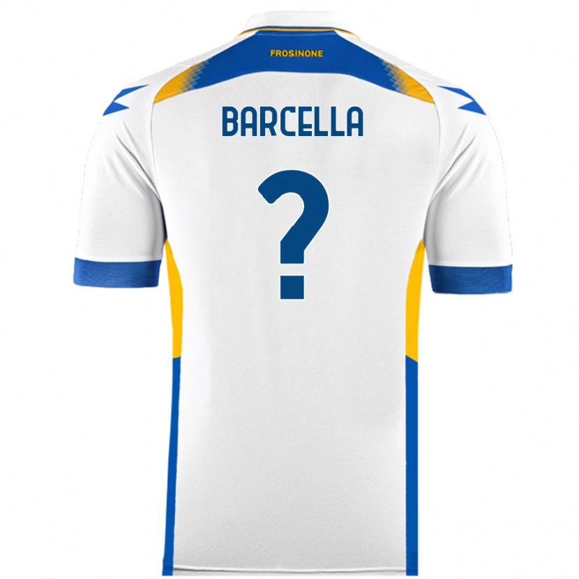 Danxen Niño Camiseta Kevin Barcella #0 Blanco 2ª Equipación 2024/25 La Camisa