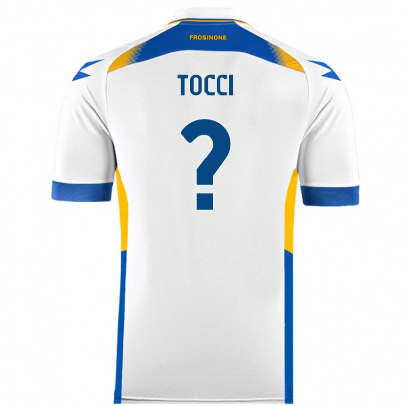 Danxen Niño Camiseta Federico Tocci #0 Blanco 2ª Equipación 2024/25 La Camisa