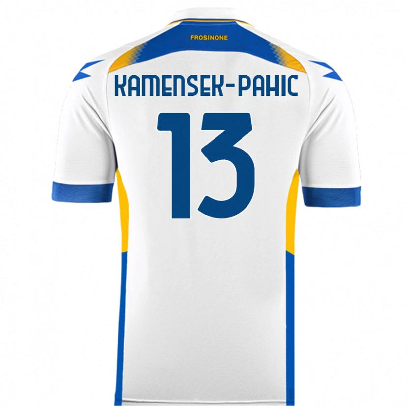 Danxen Niño Camiseta Matjaz Kamensek-Pahic #13 Blanco 2ª Equipación 2024/25 La Camisa