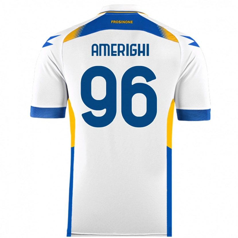 Danxen Niño Camiseta Igor Amerighi #96 Blanco 2ª Equipación 2024/25 La Camisa