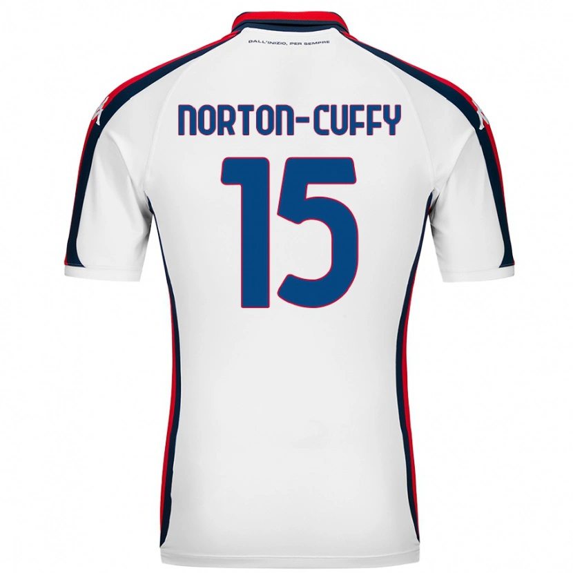 Danxen Niño Camiseta Brooke Norton-Cuffy #15 Blanco 2ª Equipación 2024/25 La Camisa