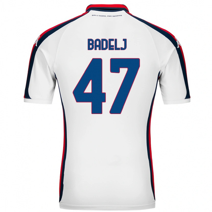 Danxen Niño Camiseta Milan Badelj #47 Blanco 2ª Equipación 2024/25 La Camisa