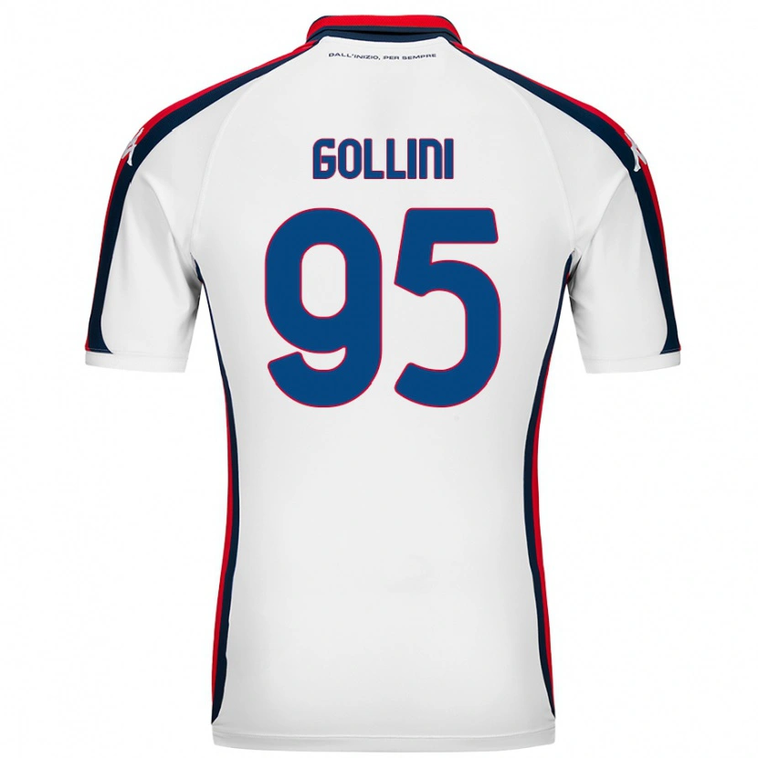 Danxen Niño Camiseta Pierluigi Gollini #95 Blanco 2ª Equipación 2024/25 La Camisa