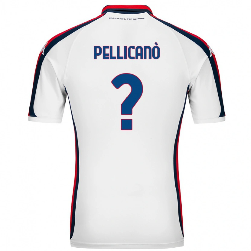 Danxen Niño Camiseta Antonino Pellicanò #0 Blanco 2ª Equipación 2024/25 La Camisa