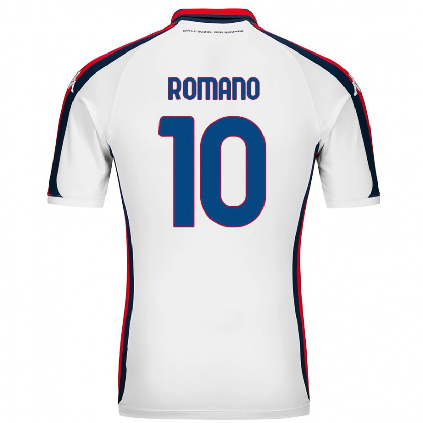 Danxen Niño Camiseta Marco Romano #10 Blanco 2ª Equipación 2024/25 La Camisa