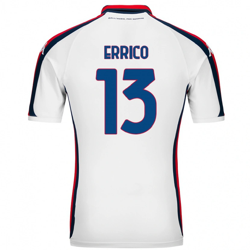 Danxen Niño Camiseta Emma Errico #13 Blanco 2ª Equipación 2024/25 La Camisa