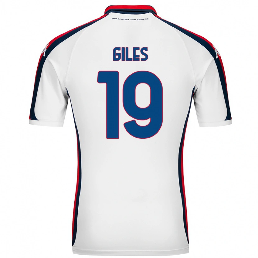 Danxen Niño Camiseta Heidi Giles #19 Blanco 2ª Equipación 2024/25 La Camisa