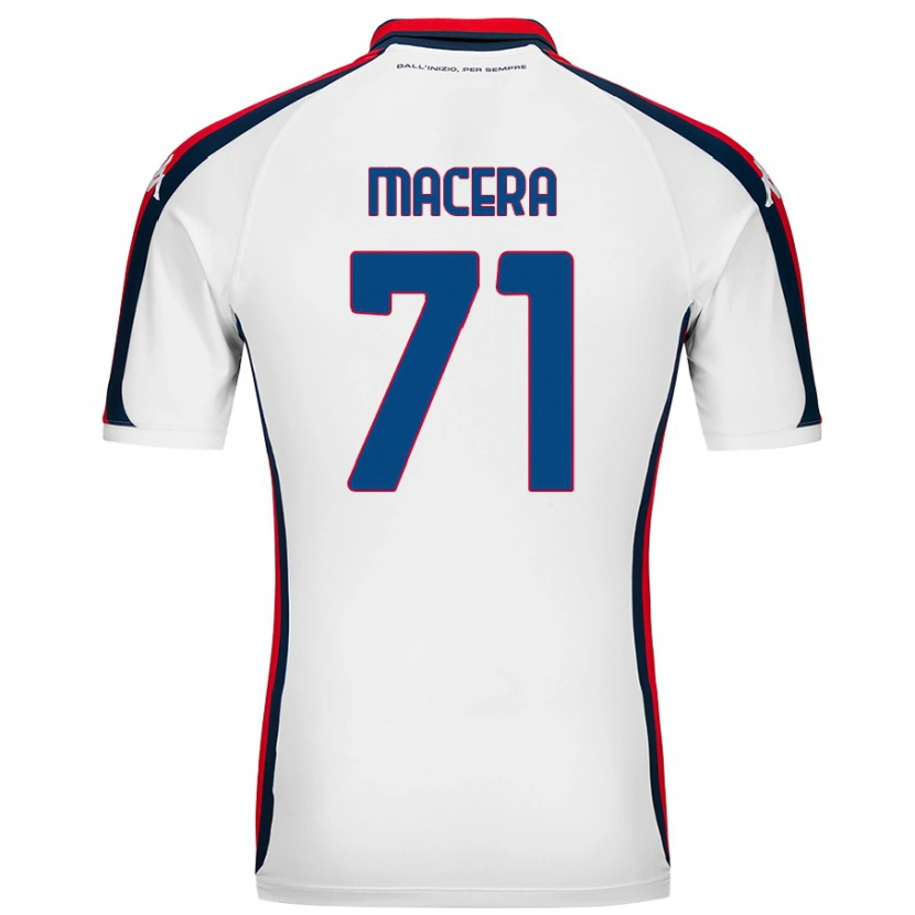 Danxen Niño Camiseta Matilde Macera #71 Blanco 2ª Equipación 2024/25 La Camisa