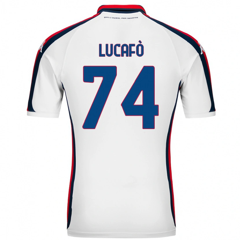 Danxen Niño Camiseta Sara Lucafò #74 Blanco 2ª Equipación 2024/25 La Camisa