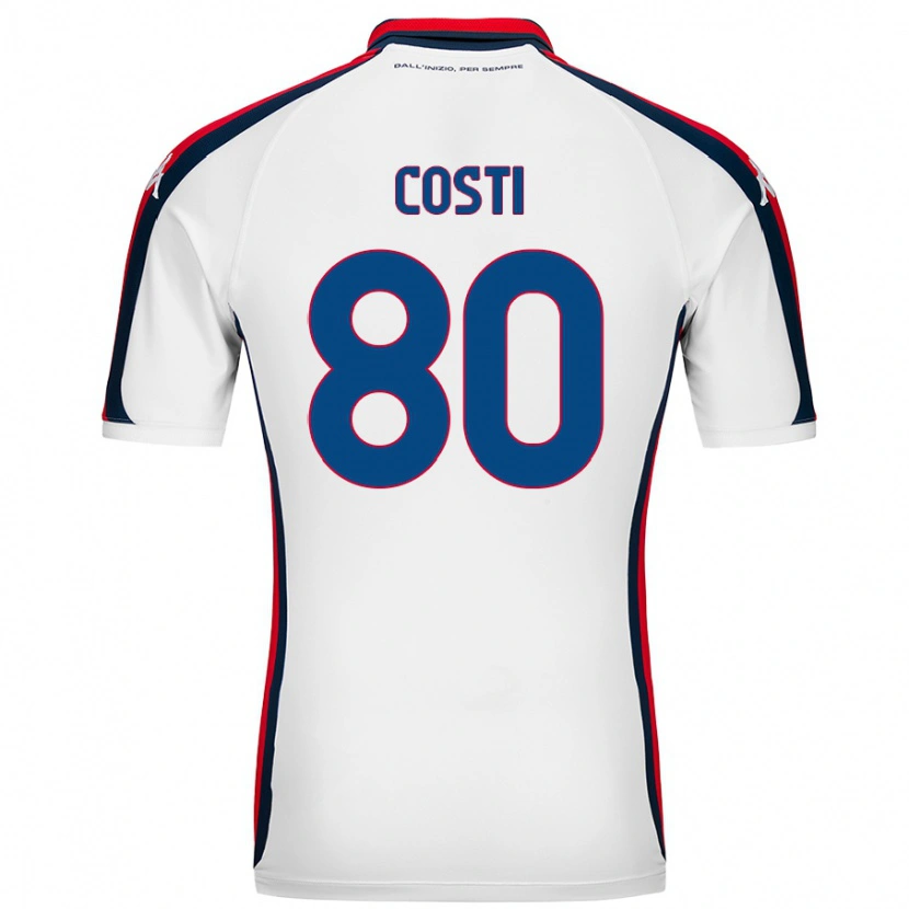 Danxen Niño Camiseta Fabiana Costi #80 Blanco 2ª Equipación 2024/25 La Camisa