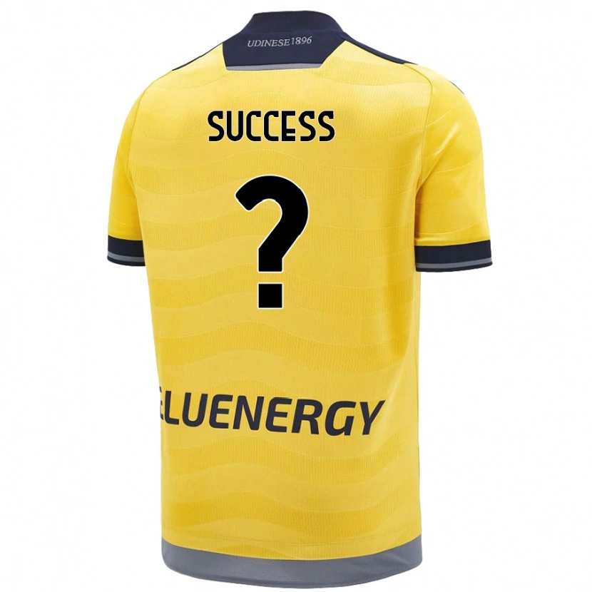 Danxen Niño Camiseta Isaac Success #0 Dorado 2ª Equipación 2024/25 La Camisa