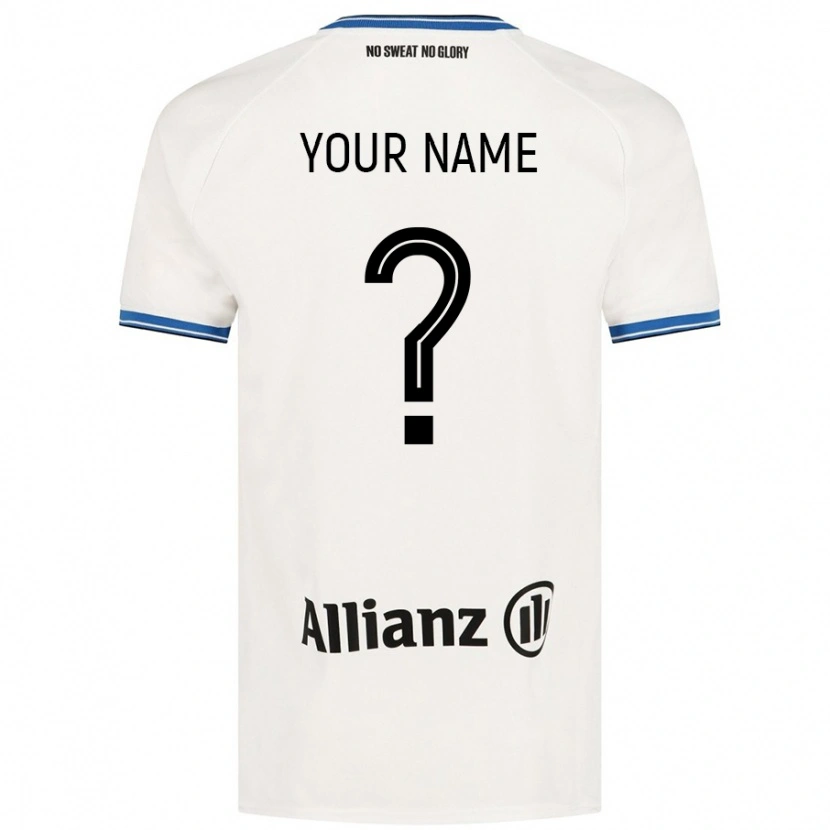 Danxen Niño Camiseta Su Nombre #0 Blanco 2ª Equipación 2024/25 La Camisa